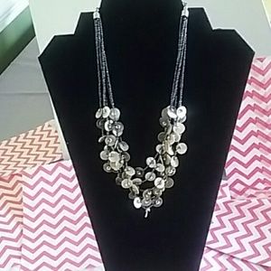 Mother of Pearl  Beaded Necklace